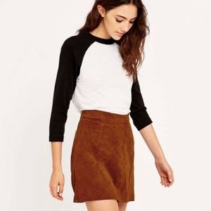 LAST CHANCE! NWT Urban Outfitters Suede Mini Skirt